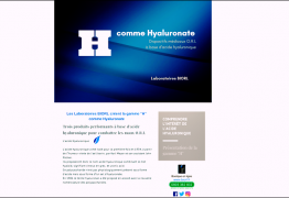 Lettre d'information : "H"comme Hyaluronique